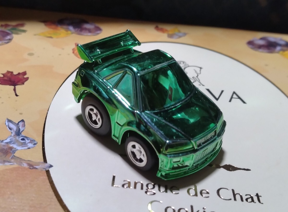 R34 Skyline GT-R зеленый металлизированный Choro Q вскрыть товар стоимость доставки Y220 Takara Choro Q магазин оригинал 