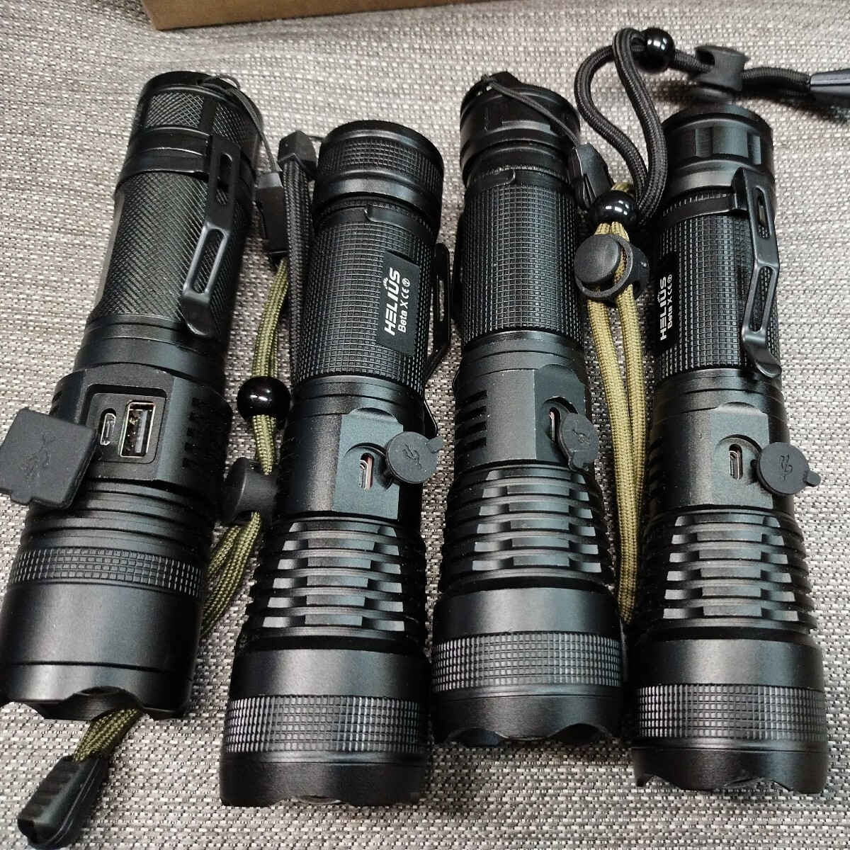 中古 Beta X本体のみ検品済 LED懐中電灯 強力 ズーム式 超高輝度3000ルーメン CREE XHP50クアッドコア ハンディライト 充電式 ledライト の画像2