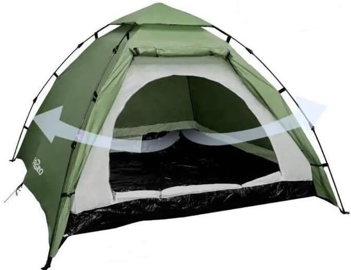  【テント】IREGRO キャンプテント ワンタッチ式 2~3人用 サンシェードテント UVカット アウトドア ワンタッチテン の画像6