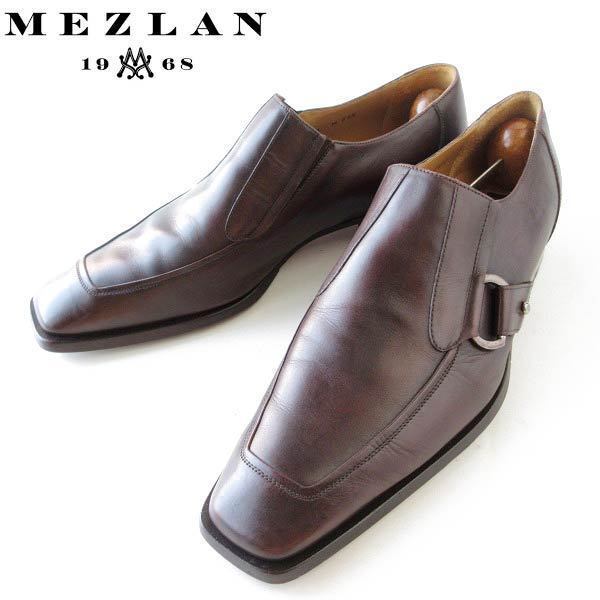 高級品 MEZLAN Uチップ GRANT サイドゴア スリッポン 9M 27cm スクウェアトゥ メンズ 靴 d138-32-0066ZV_画像1