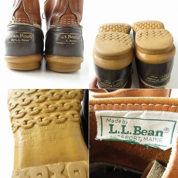 80's USA製 L.L.Bean 5ホール ビーンブーツ 29.5cm LLビーン エルエルビーン ガムブーツ ビンテージ d110-32-0156X_画像6