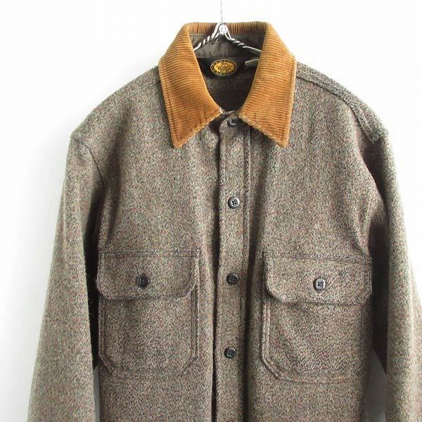 80s USA製 Woolrich CLASSIC 襟コーデュロイ シャツ ジャケット M ウールリッチ アメリカ製 ビンテージ d144-14-0008XTW_画像3