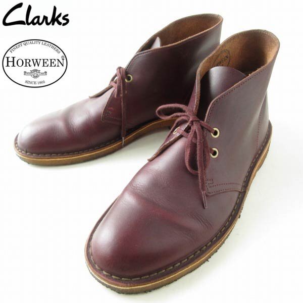 Clarks Clarks HORWEEN Chrome Excel leather desert boots UK9.5/US10.5M/28.5cm bar gun ti series horn wing D149-32-0053ZV