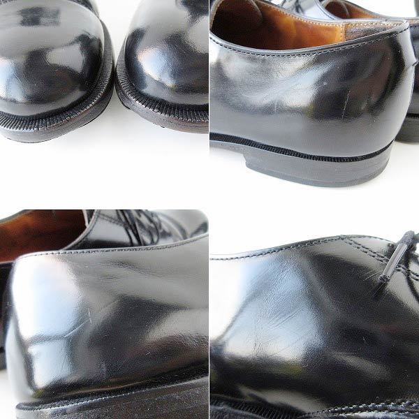 USA製 コールハーン ストレートチップ シューズ 黒 25cm ダービー キャップトゥ アメリカ製 靴 メンズ d102-32-0061_画像7