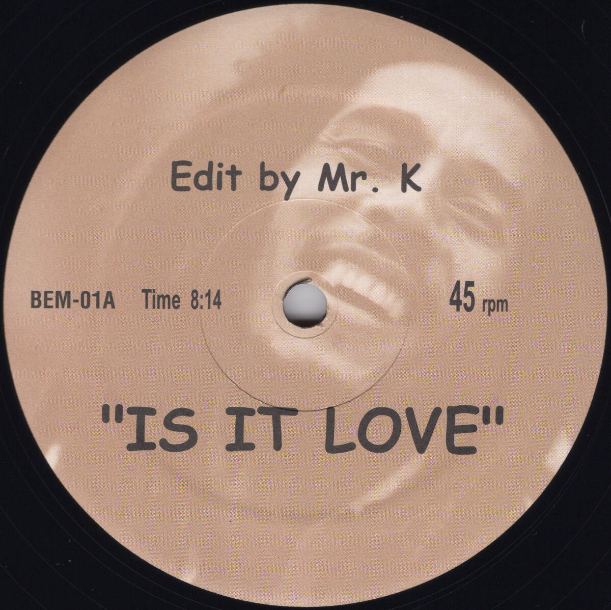 ほぼ新品 ルーツ・クラシック Mr. Kダビー・リエディット ★Is It Love (Mr. K Edit) - Bob Marley★ Bill Laswell, Danny Krivit, BEM-01の画像1