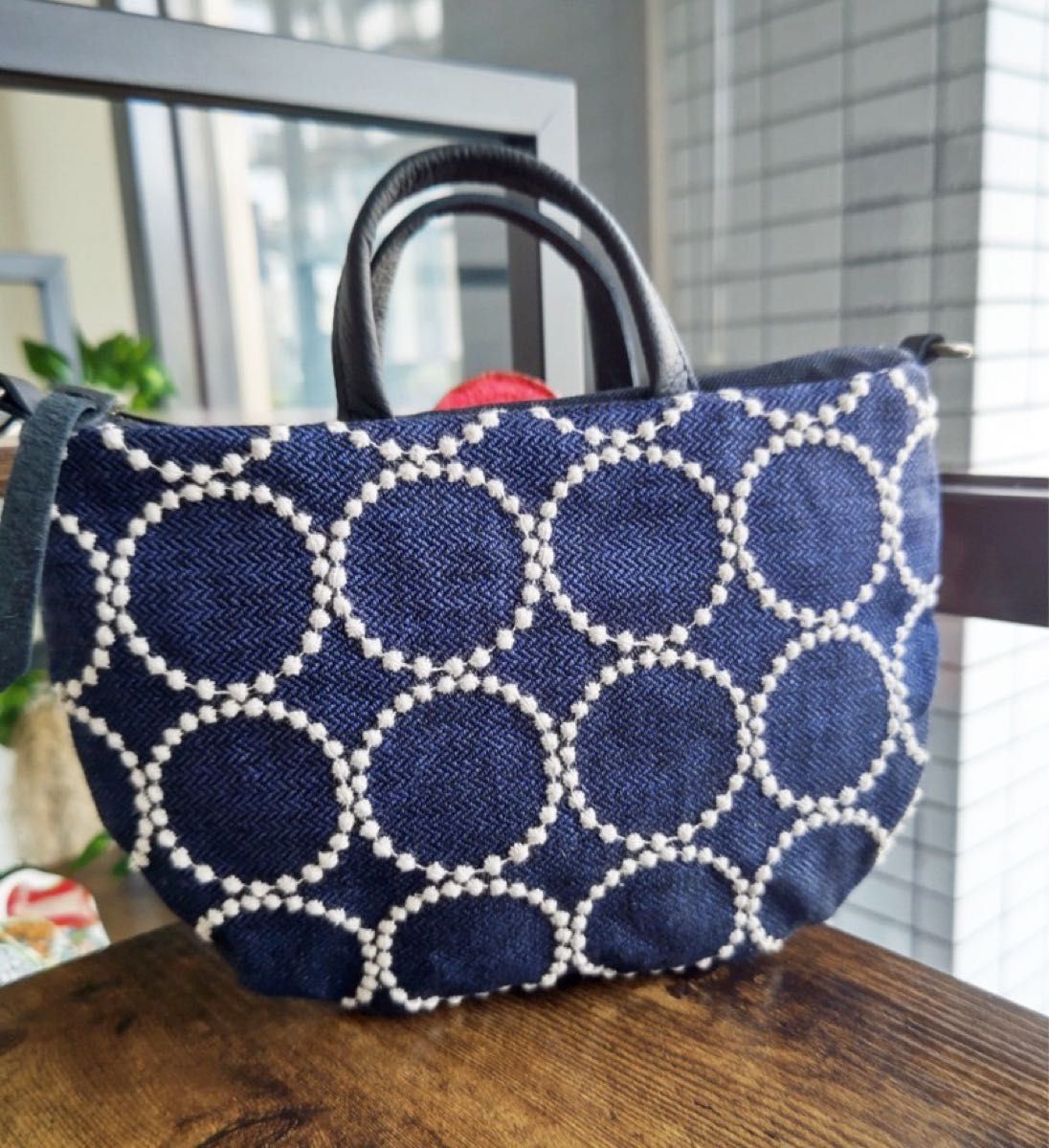 おまとめ専用】NEW ミナペルホネン/タンバリンネイビー/ミニ おまとめ専用】NEW ミナペルホネン/タンバリンネイビー/ミニ