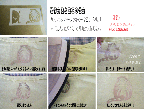 新品　アイロンプリントシート 艶なし ピンク 20ｘ1M 切売 ステカ Tシャツ作りに 普通色_画像4