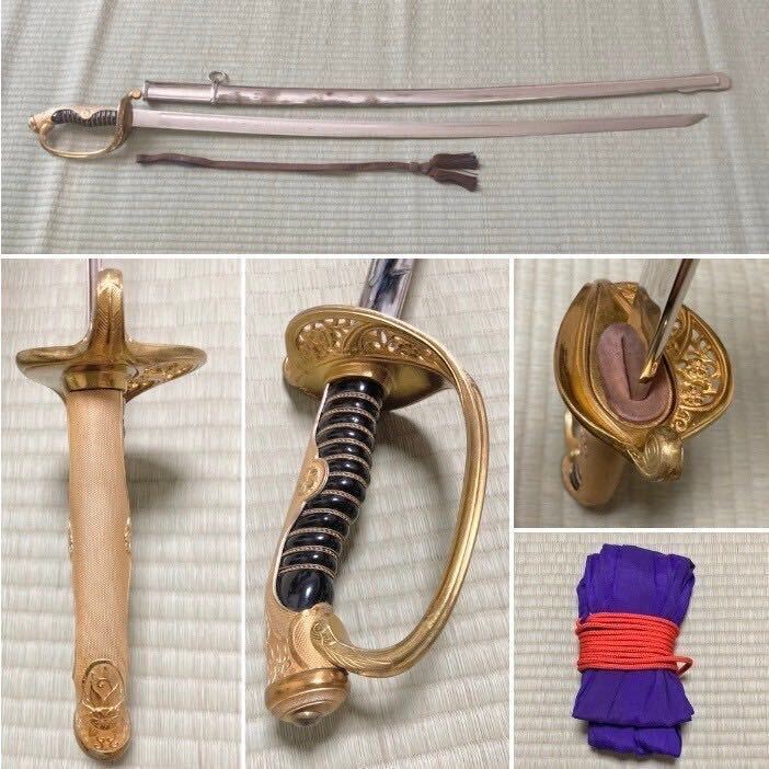  battle sward finger . sword .. for sword . attaching large Japan . country land army old Japan land army sa- bell army equipment military cosplay fake sword ... sword that time thing history charge 