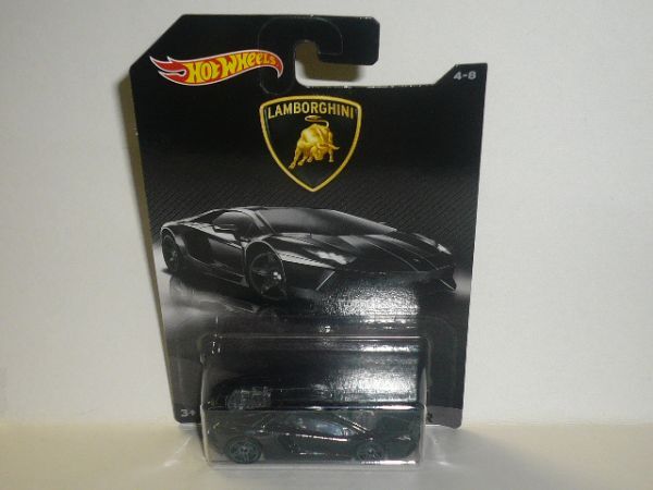 HotWheels LAMBORGHINI 4/8 AVENTADOR 黒