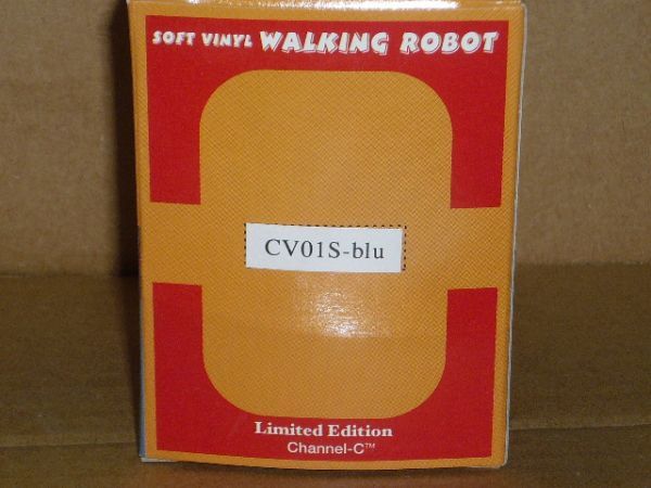 熊谷本店 CV-01S Soft Vinyl Walking Robot 青_画像2