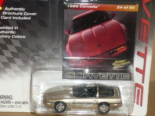 ジョニーライトニング Corvette50周年 1985 Corvette 金_画像2