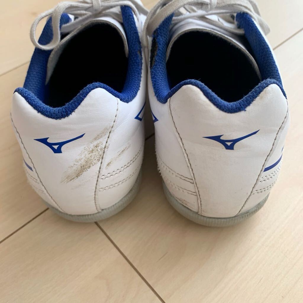 【中古】ミズノ MIZUNO モナルシーダ NEO II SELECT Jr AS ジュニア サッカートレーニングシューズ 22.5cm ホワイト 洗浄済みの画像6