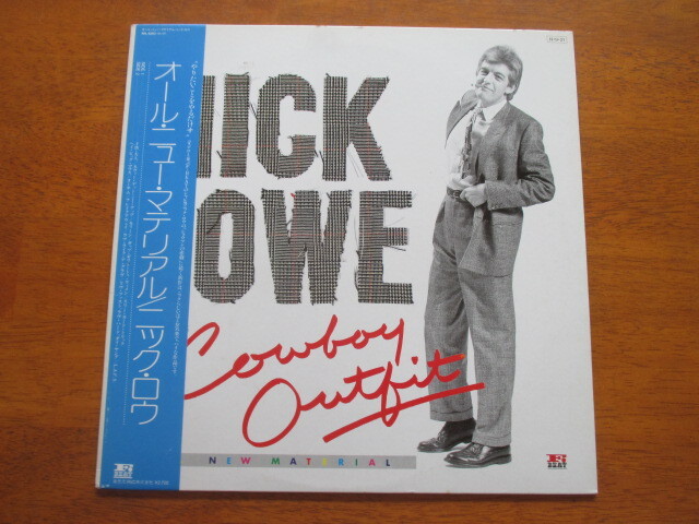 【LP】Nick Lowe and his cowboy outfit　ニック・ロウ/オール・ニュー・マテリアル_画像1