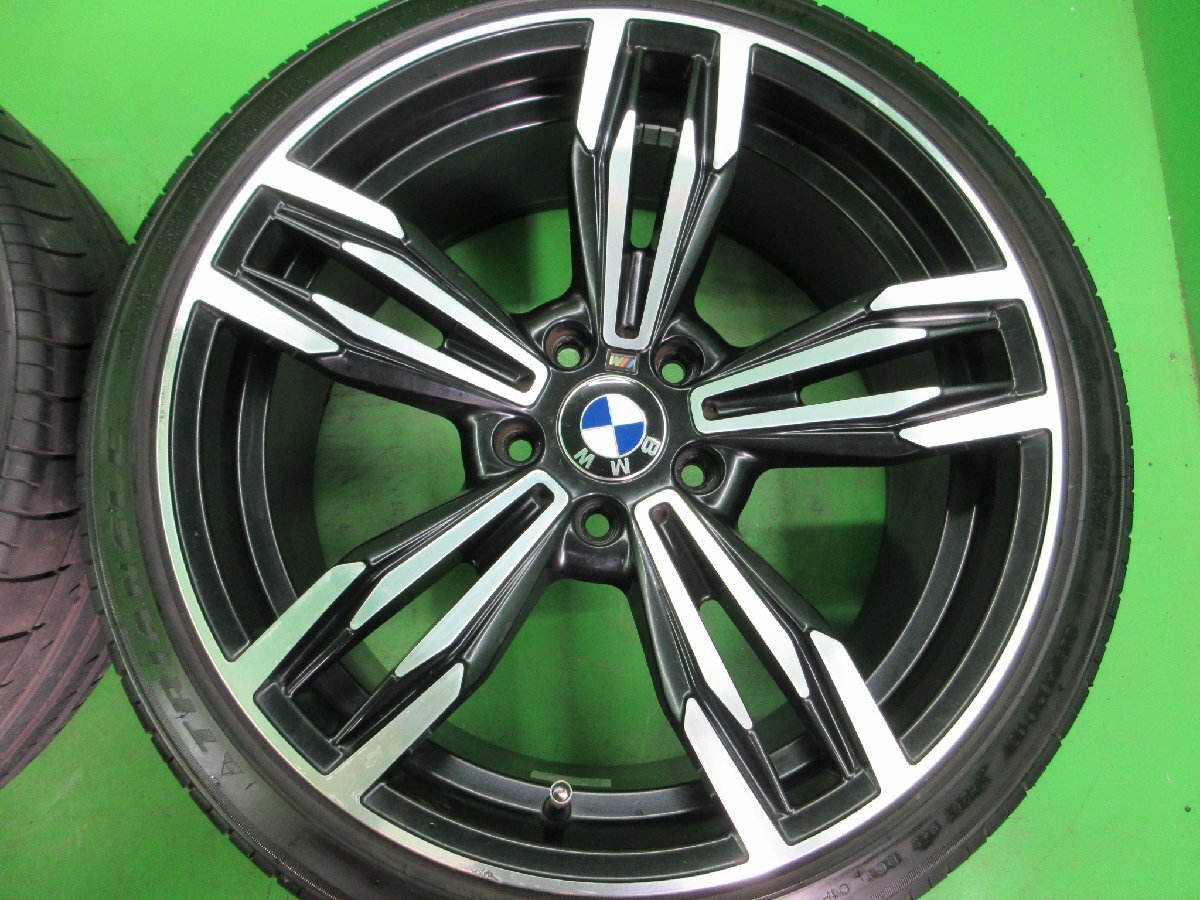 PCD120 BMW用ホイール 8.5j/+42 9.5j/+52 ハブ約72.6㎜ タイヤ 225/45R19 245/40R19 約8～9分山 製造21年 4本セット! 中古の画像3