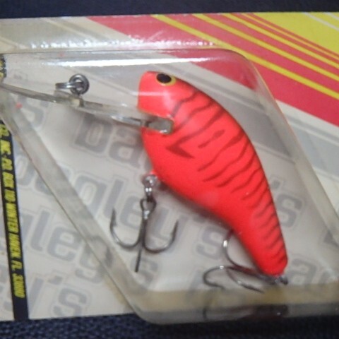 オールド バグリー ダイビング キラーB2 Old Bagley Diving Killer B2 DKB2 118 Black Tiger Stripe on Flour. Orange FLORIDA-MADE Bagleyの画像4