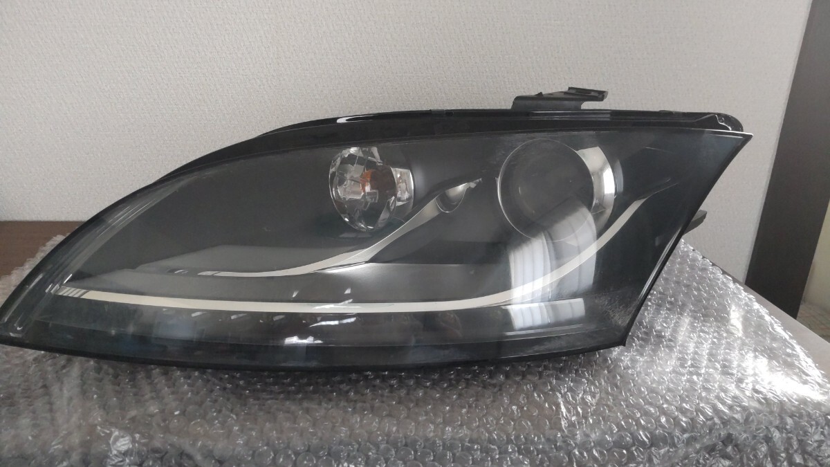 TT ヘッドライト助手席用ユニットデイライト付 AFS 無車用 ジャンク品 8J0 941 003 AD バラスト付 レベライザーユニットとHIDバルブ無し_画像1