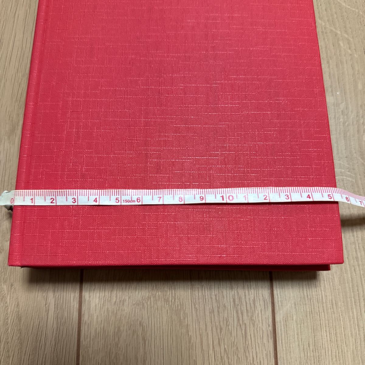ストックブック 切手収納用アルバム 赤2冊 台紙8枚16ページ7段 付属品なし の画像10