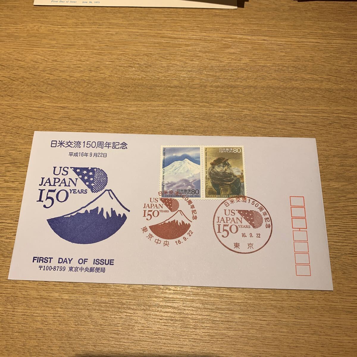  First Day Cover день рис переменный ток 150 anniversary commemoration mail марка эпоха Heisei 16 год 9 месяц 22 день выпуск 