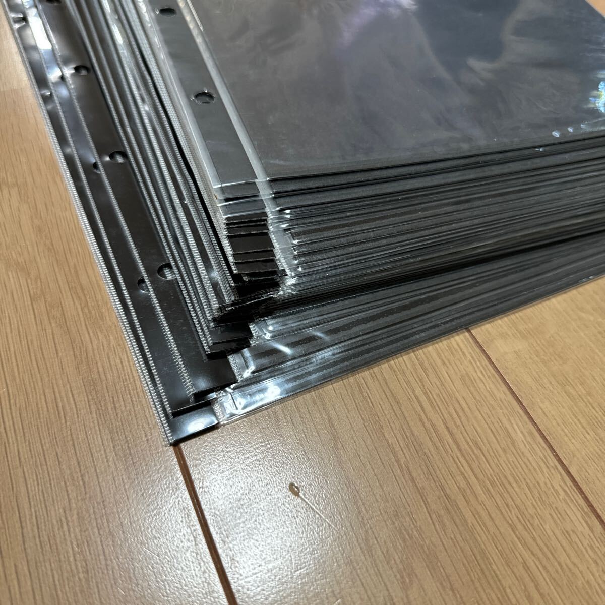 te-ji- штамп альбом Deluxe запасной марка место хранения для 2 уровень чёрный картон 30 листов суммировать черный 