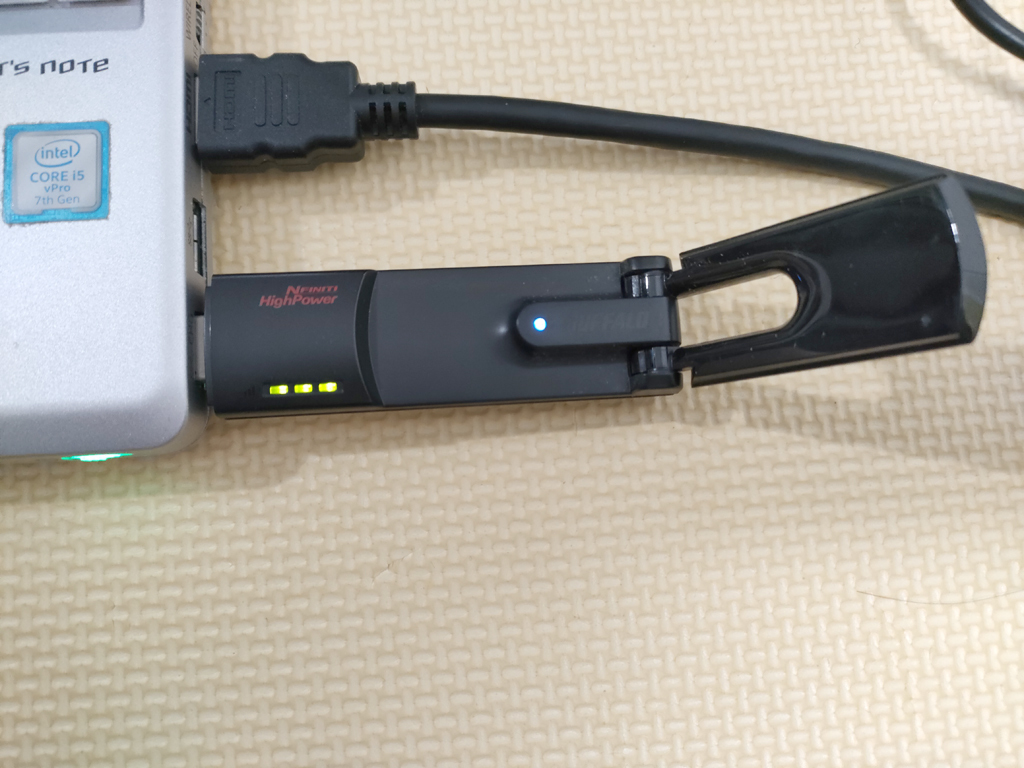 バッファロー BUFFALO USB2.0 無線LANアダプタ WLI-UC-G300HPの画像4