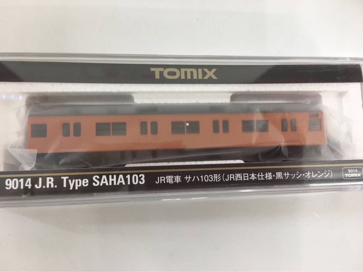 TOMIX 9014 JR電車 サハ103形 JR西日本仕様 ・ 黒サッシ ・ オレンジ Nゲージの画像2