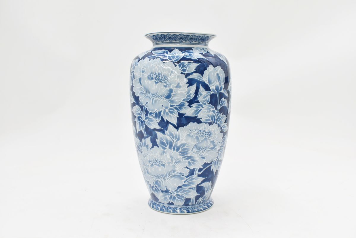 (768M 0402S8) １円～ 壺 花瓶 花器 華道具 詳細不明 陶器製 日本陶芸 日本工芸 骨董品 アンティーク レトロの画像2