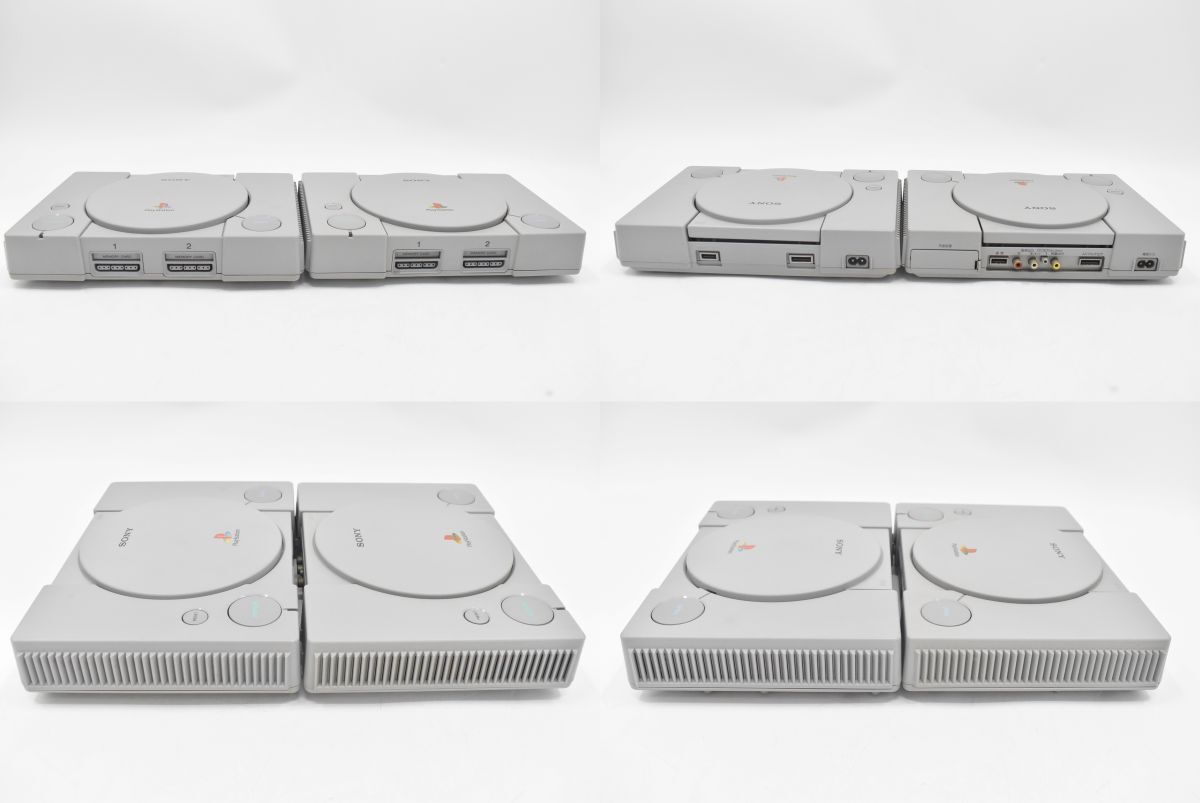 (771L 0409T4)1円～ SONY ソニー 初代 PlayStation プレイステーション PS1 プレステ1 SCPH-9000 SCPH-3000 2台セット 【ジャンク品】の画像3