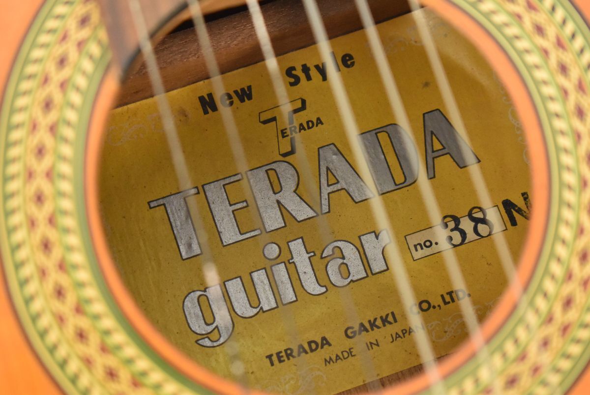 (771Q 0409M1) 1円～ Terada Guitar 寺田ギター no.38N クラシックギター 音楽 弦楽器の画像8