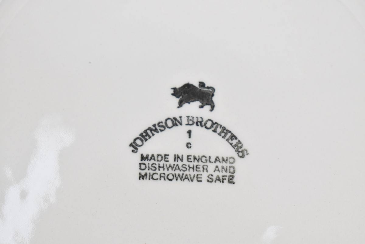(777S 0411M16) 1円～ 未使用 Johnson Brothers ジョンソンブラザーズ デザート皿 5枚 中皿 プレート 硬質陶器 英国製 イギリス 洋食器の画像6