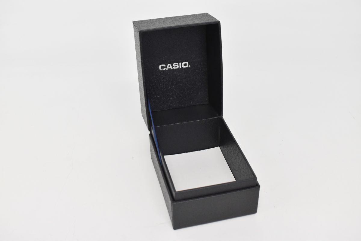 (777S 0411M13) 1円～ 美品 空箱 CASIO カシオ BOX ボックス 箱のみ 腕時計用 ブラックの画像6