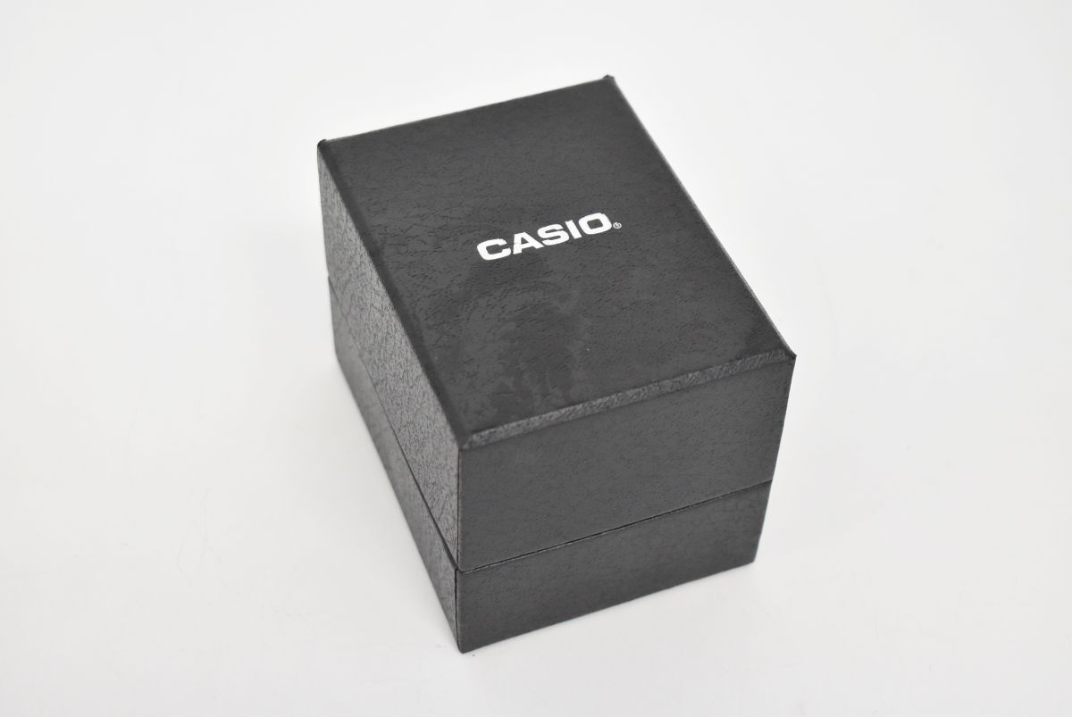 (777S 0411M13) 1円～ 美品 空箱 CASIO カシオ BOX ボックス 箱のみ 腕時計用 ブラックの画像1
