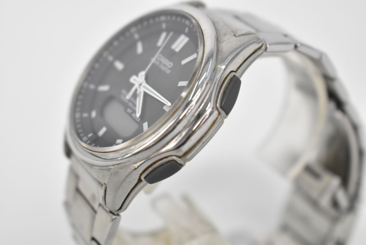 (777S 0411M11) 1円～ CASIO カシオ メンズ 電波ソーラー WVA-M630 腕時計 【ジャンク品】の画像2