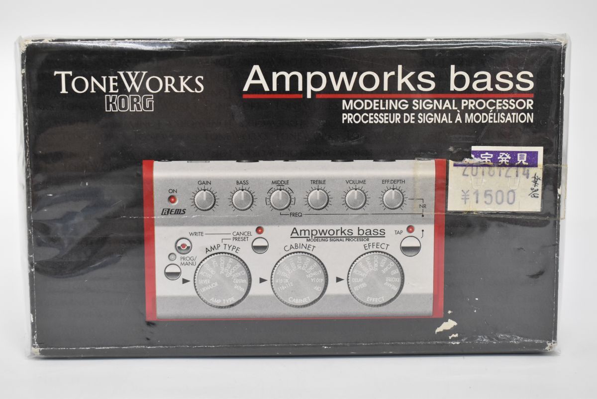 (780S 0418M30) 1円～ 未開封 KORG コルグ Ampworks bass ベースマルチエフェクター アンプシミュレーターの画像2