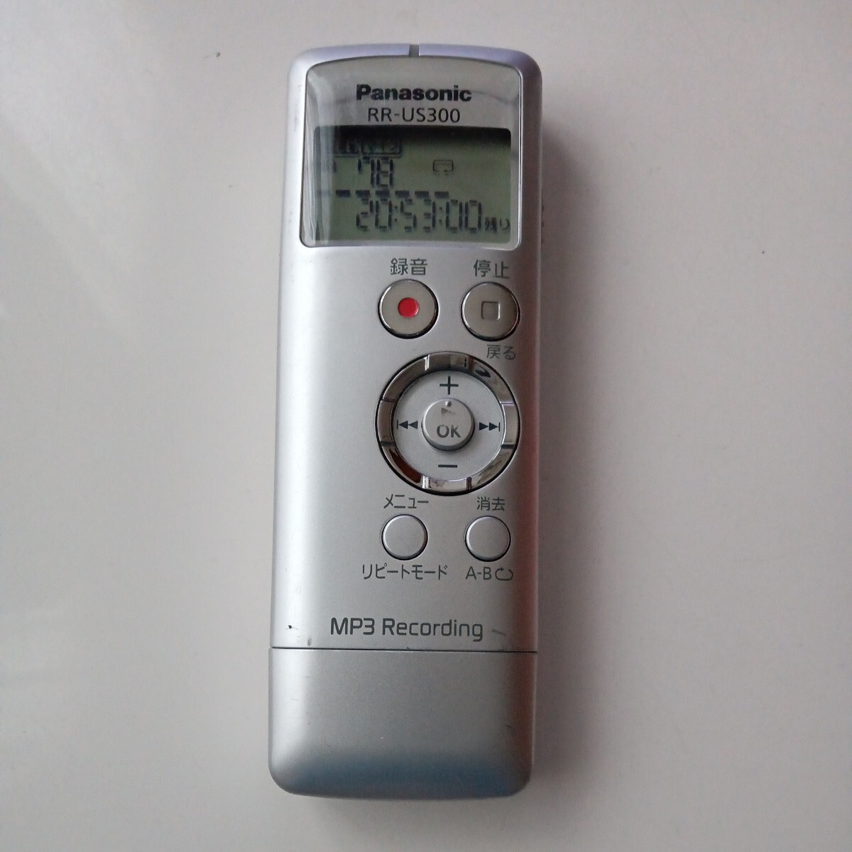 Panasonic Panasonic RR-US300-S IC магнитофон диктофон пуск проверка settled б/у товар 