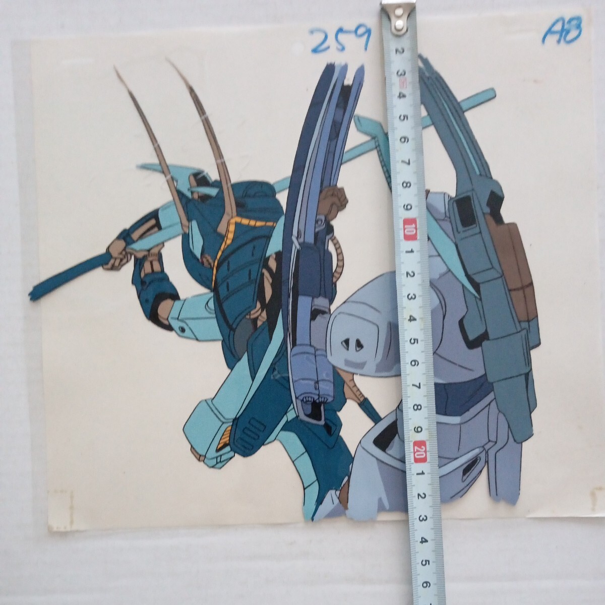 機甲戦記ドラグナー ゲルフ・マッフ セル画 アニメ 当時物の画像7
