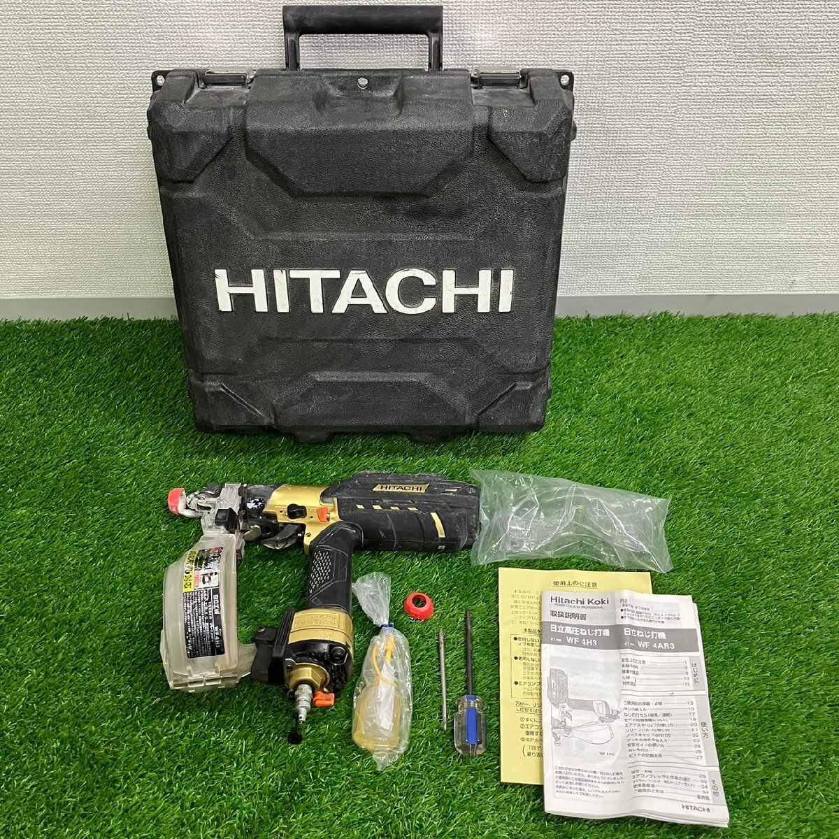 【現状品】『4-238』Hitachi Koki 高圧ねじ打ち機_画像1