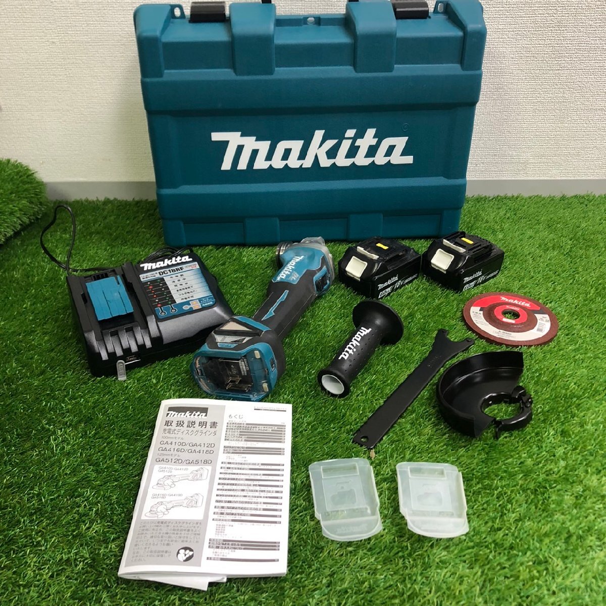 【中古品】『4-369』マキタ makita 充電式ディスクグラインダ GA512 D_画像1