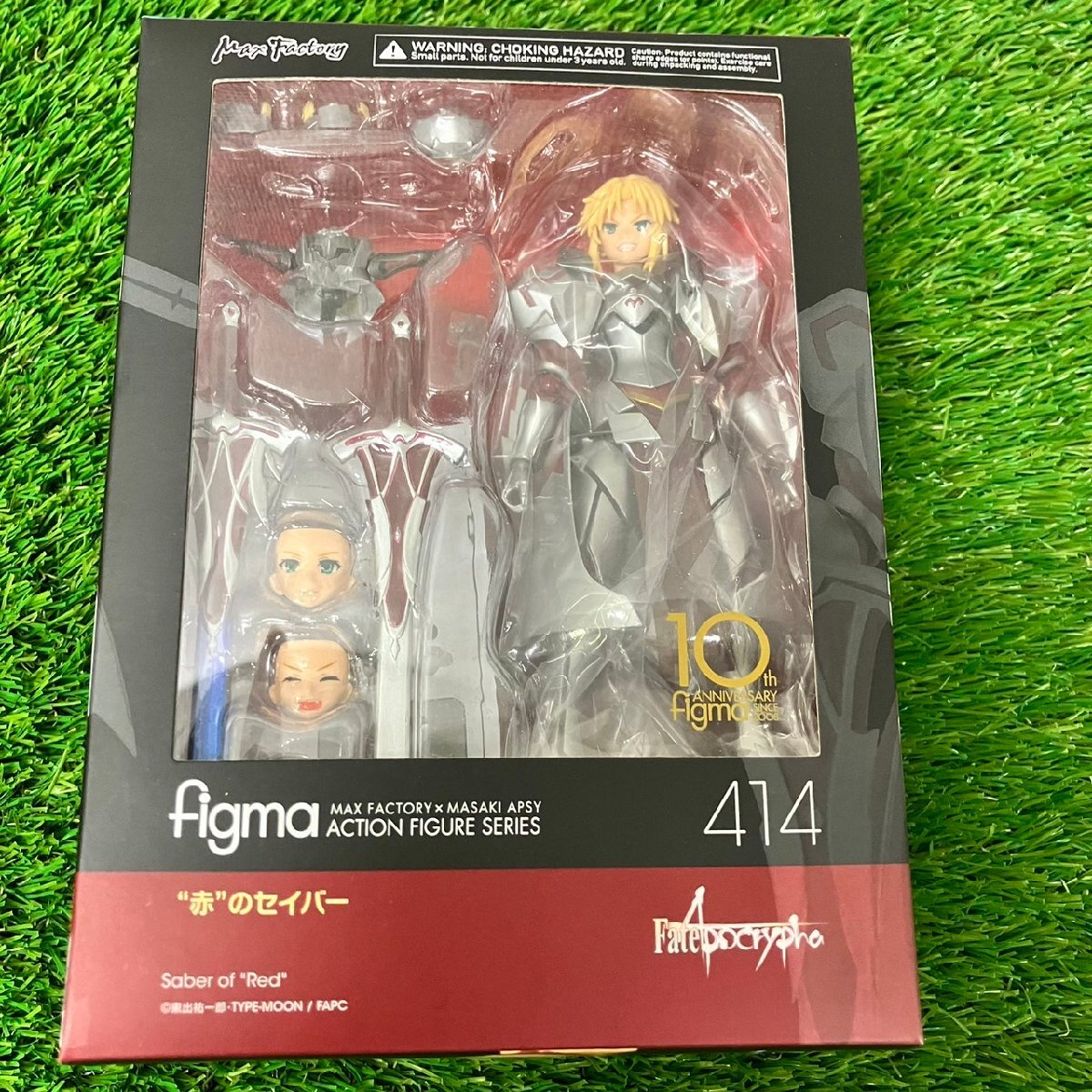 【中古品】『4-464』figma 414 Fate/Grand Order “赤”のセイバー アクションフィギュアの画像1