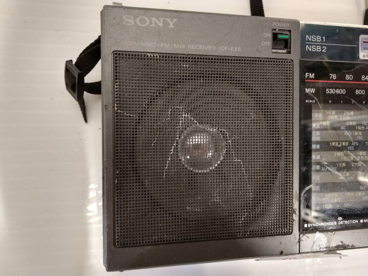 SY-31　★SONY　NSB1/NSB2/FM/MWレシーバー　ICF-EX5　ジャンク_画像5