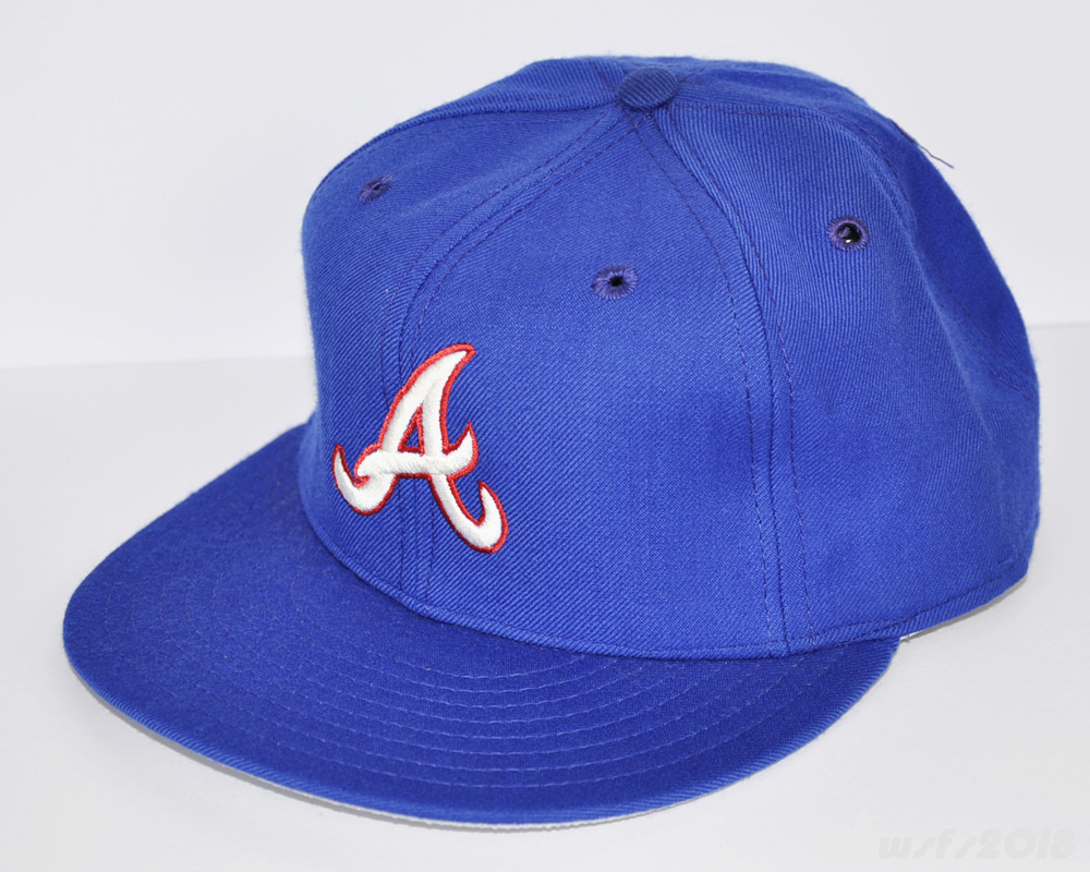 【MLB/USED】ヴィンテージプロモデルキャップアトランタブレーブス（青/赤縁）【NEW ERA/ニューエラ】