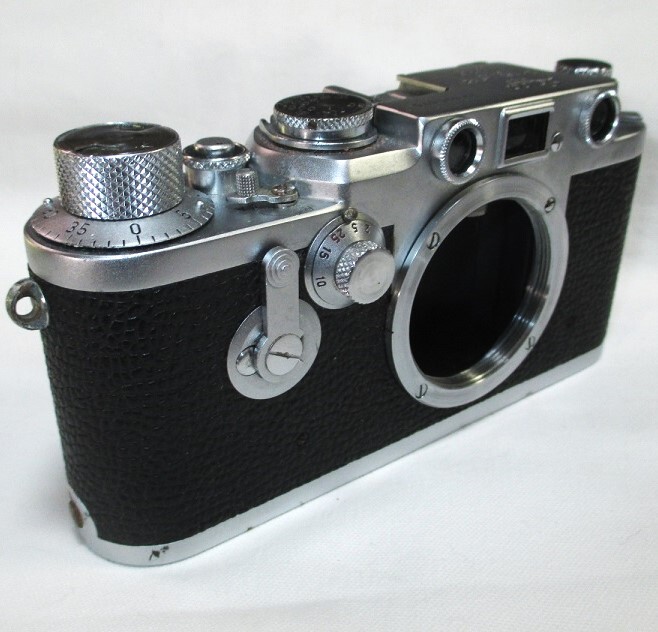 Leica/Leitz ライカ IIIF/3f レッドダイヤル セルフ付き バルナック レンジファインダー Nr 695075 概ね良品かと です。の画像1