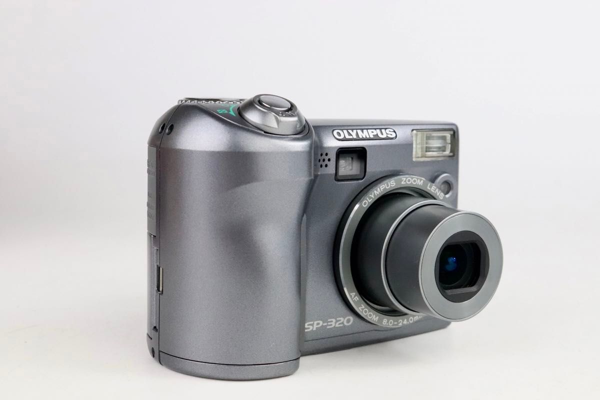 OLYMPUS オリンパス CAMEDIA SP-320  コンパクトデジタルカメラ グレー 単三電池駆動