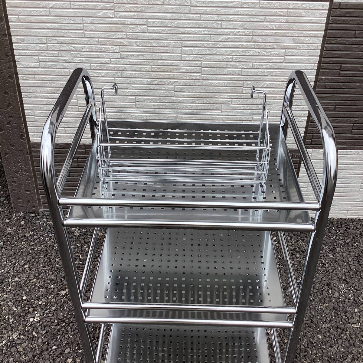  made of stainless steel rack 3 step .... rack extra attaching 