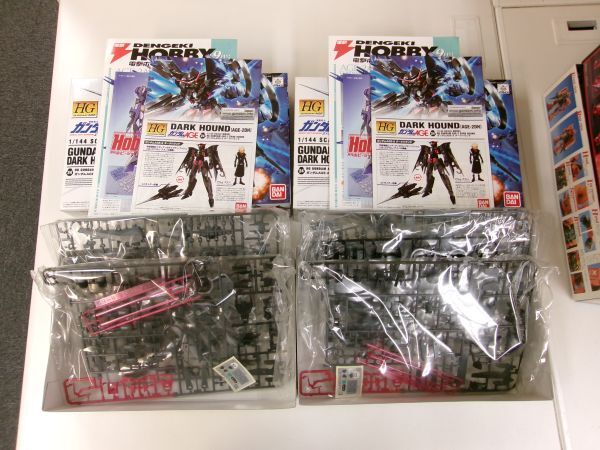 #s55【梱120】バンダイ HG 1/144 シナンジュ ガンダムAGE-2 ダークハウンド AGX-04 ガーベラテトラ 他 まとめ