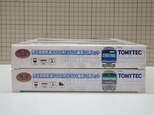 #k31【梱80】TOMYTEC 伊豆箱根鉄道 3000系 7000系 3両セット 鉄道コレクション 2点セット_画像1