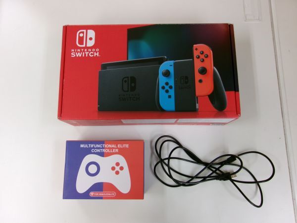 #s21【梱100】任天堂 Nintendo Switch ネオンブルー/ネオンレッド HAD-S-KABAA NS用ワイヤレスコントローラー_画像1