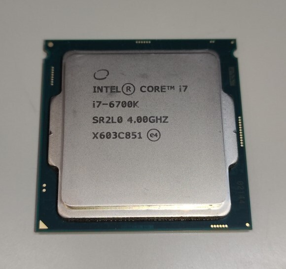 CPU Intel Core i7 6700K 4.0GHz　【NCNR】_画像1