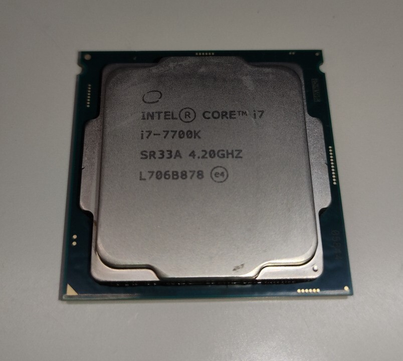 CPU Intel Core i7 7700K 4.2GHz　【NCNR】_画像1