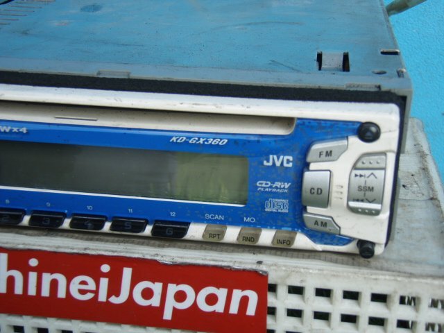 ★ MC22S ワゴンR　に付いていた　社外　オーディオ　CD　JVC　KD-GX360-A　　24445JJ_画像3