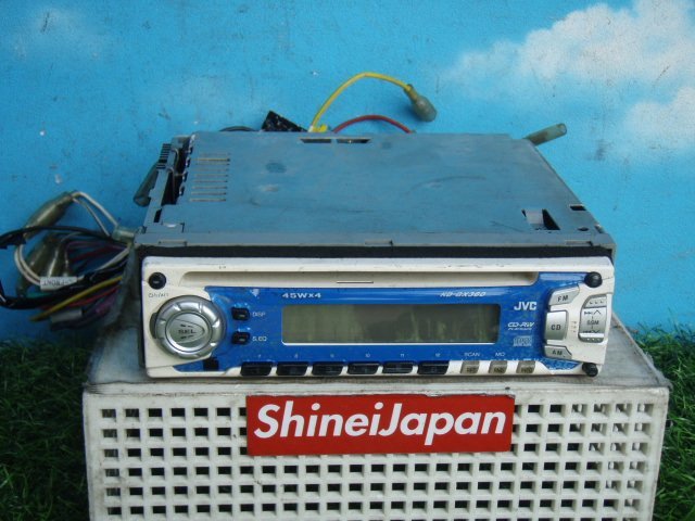 ★ MC22S ワゴンR　に付いていた　社外　オーディオ　CD　JVC　KD-GX360-A　　24445JJ_画像1